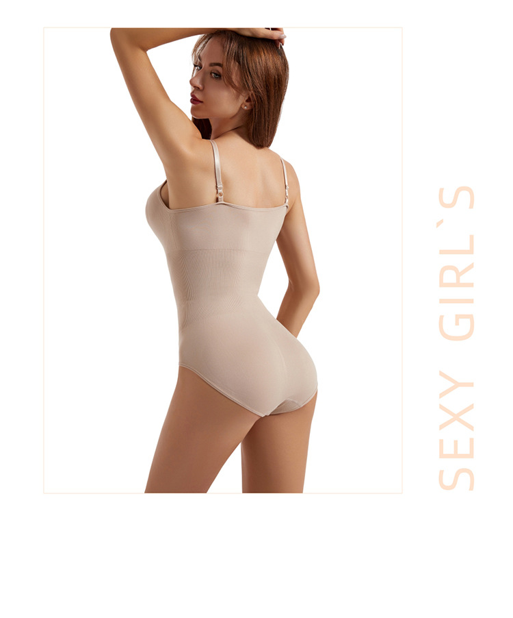 Sling One-Piece Body Shaper – Open Bust, Tummy & Waist Control, Postpartum Corset