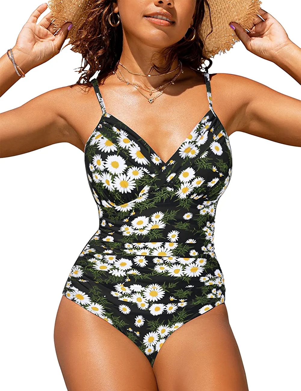 Swimsuit Sexy Plain Tight One-piece Bikini