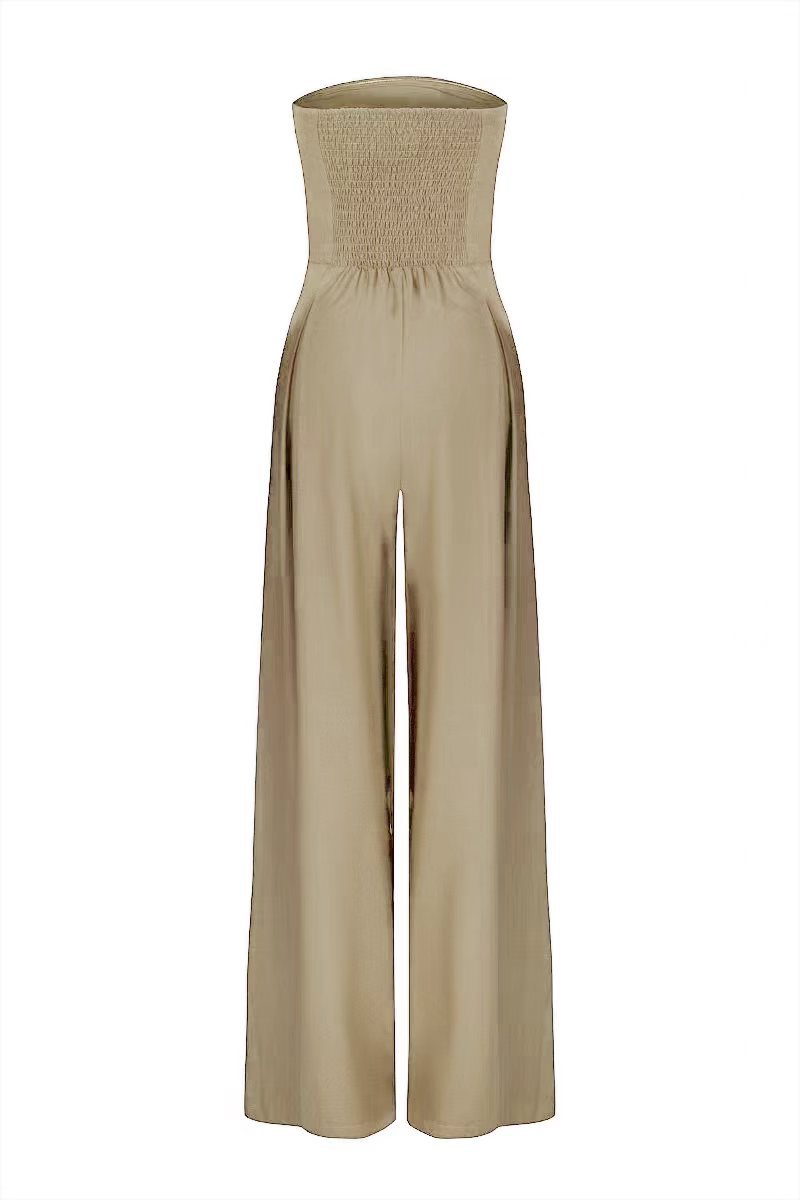 Women's Casual Backless Slim Fit Jumpsuit With Temperament