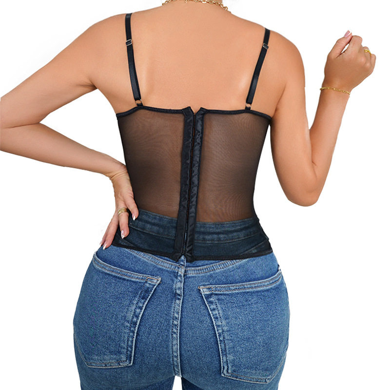 See-Through Lace Suspender Dress – Boned, Push-Up, New Summer Style