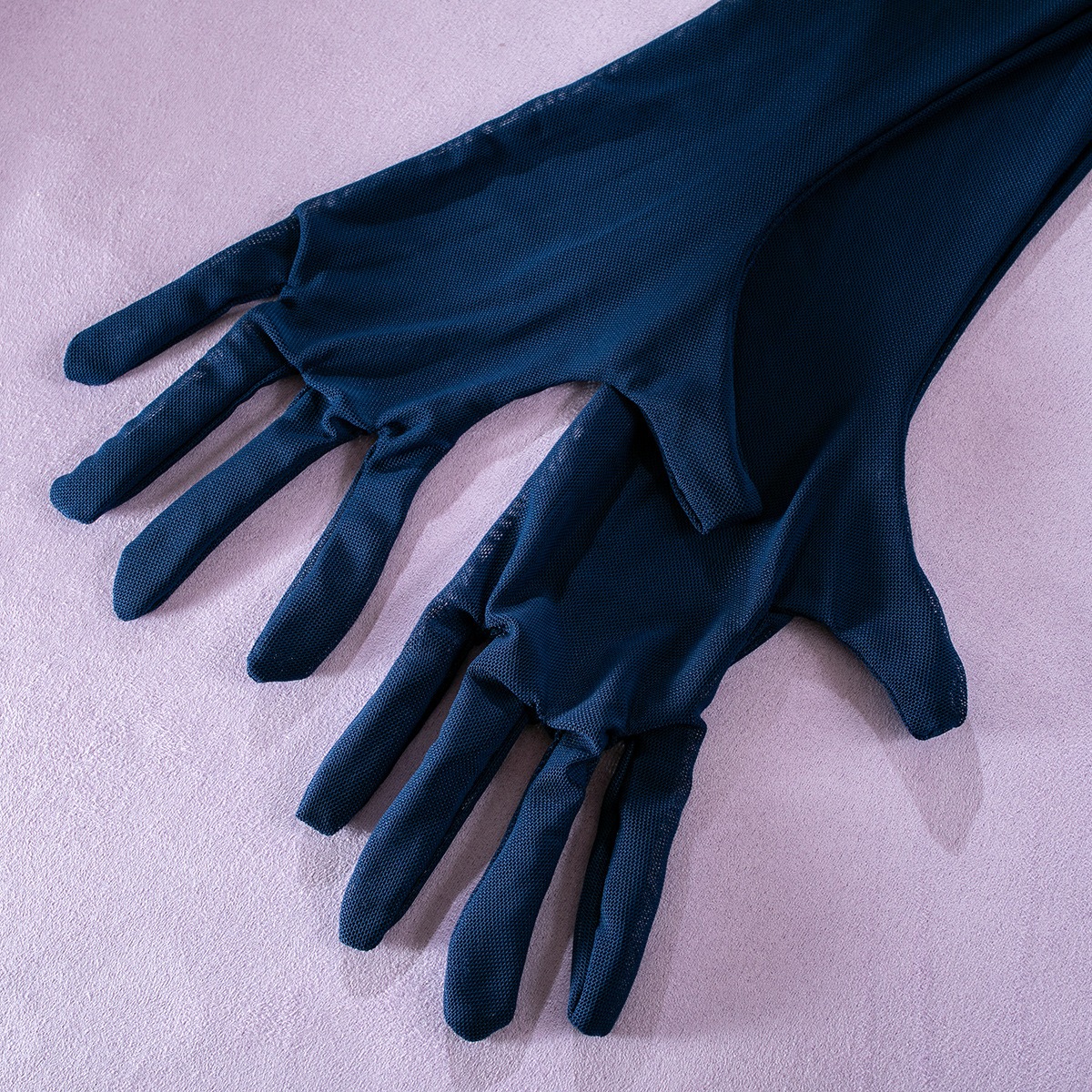 Sexy Sheer Minimalist Slim-Fit Women's Lingerie and Gloves Set