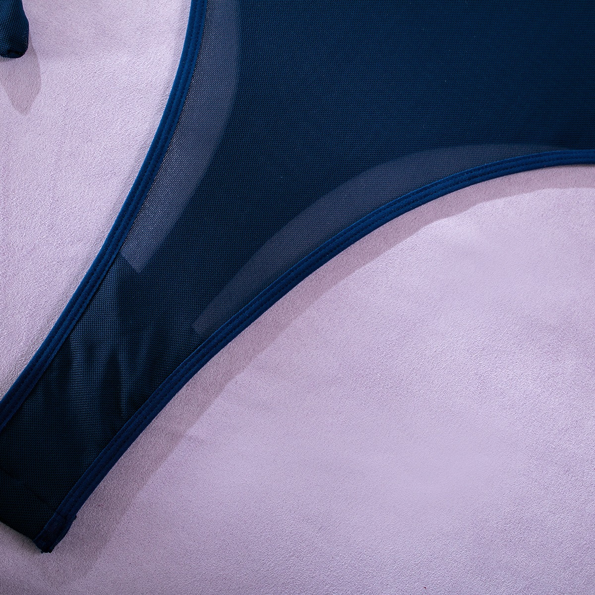 Sexy Sheer Minimalist Slim-Fit Women's Lingerie and Gloves Set