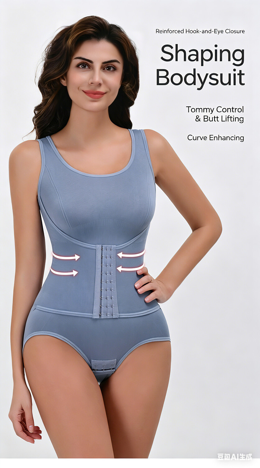 Body-Shaping Jumpsuit – Butt Lifting, Back Corset, Waist Tightening, Tummy Control, Plus Size Shapewear