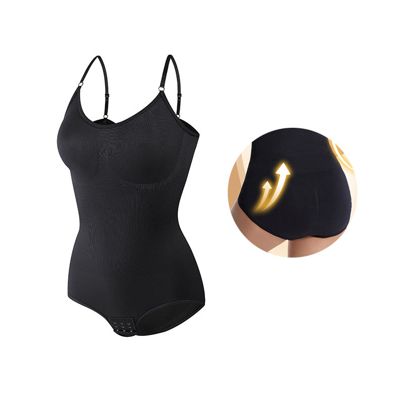 Seamless Tummy Control Suspender Jumpsuit – Triangle Style T-Shaped Tights