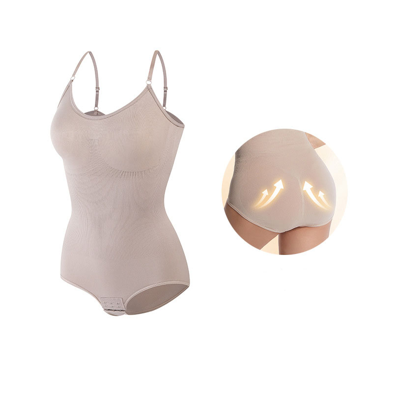 Seamless Tummy Control Suspender Jumpsuit – Triangle Style T-Shaped Tights