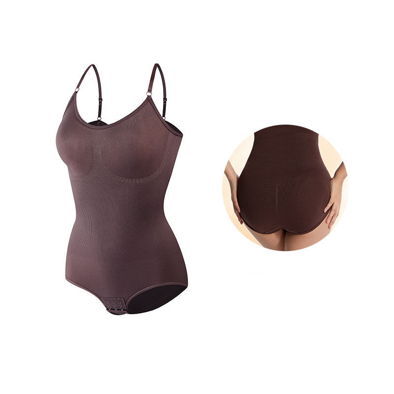 Seamless Tummy Control Suspender Jumpsuit – Triangle Style T-Shaped Tights