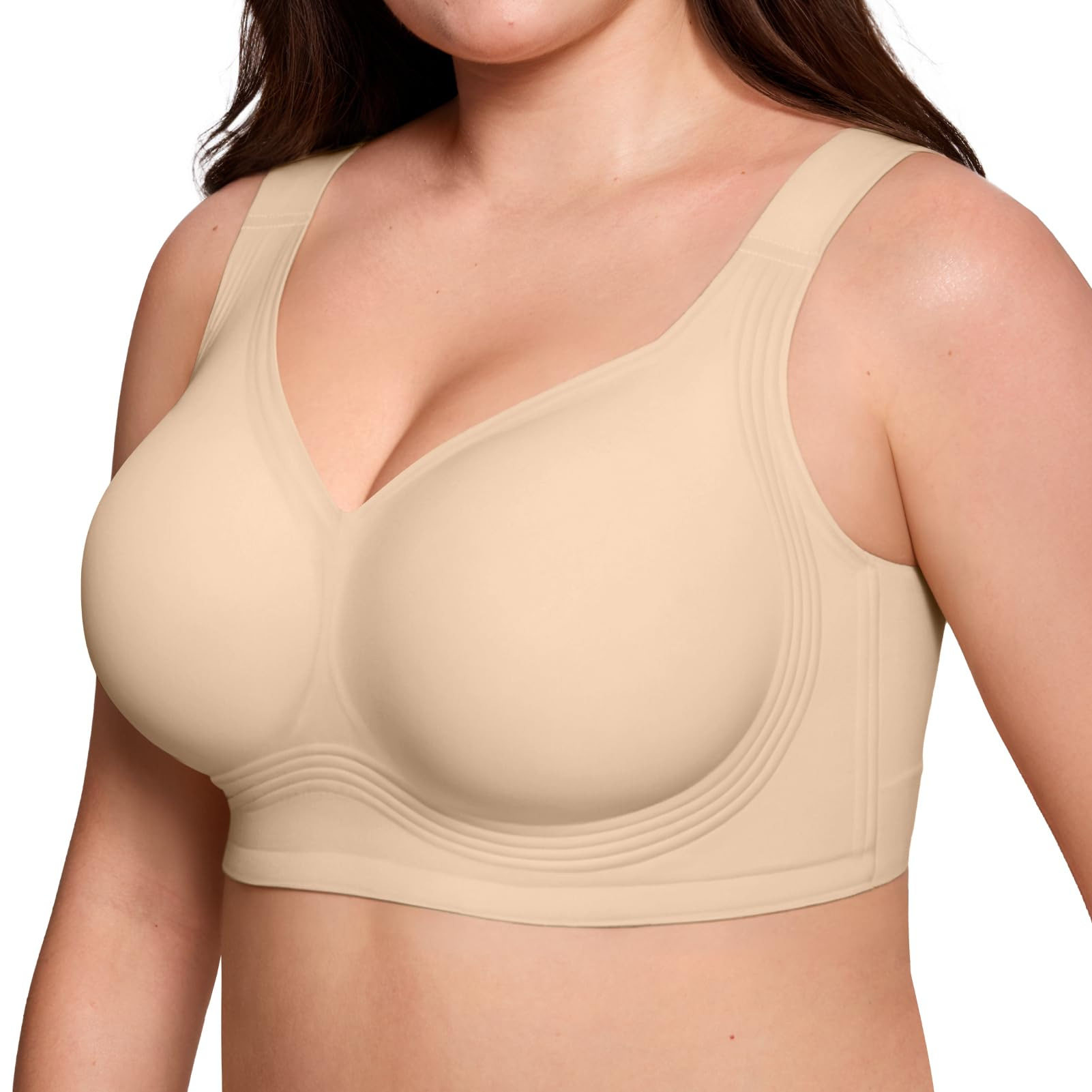 Comfortable Wireless Full Coverage Jelly Smoothing Bra