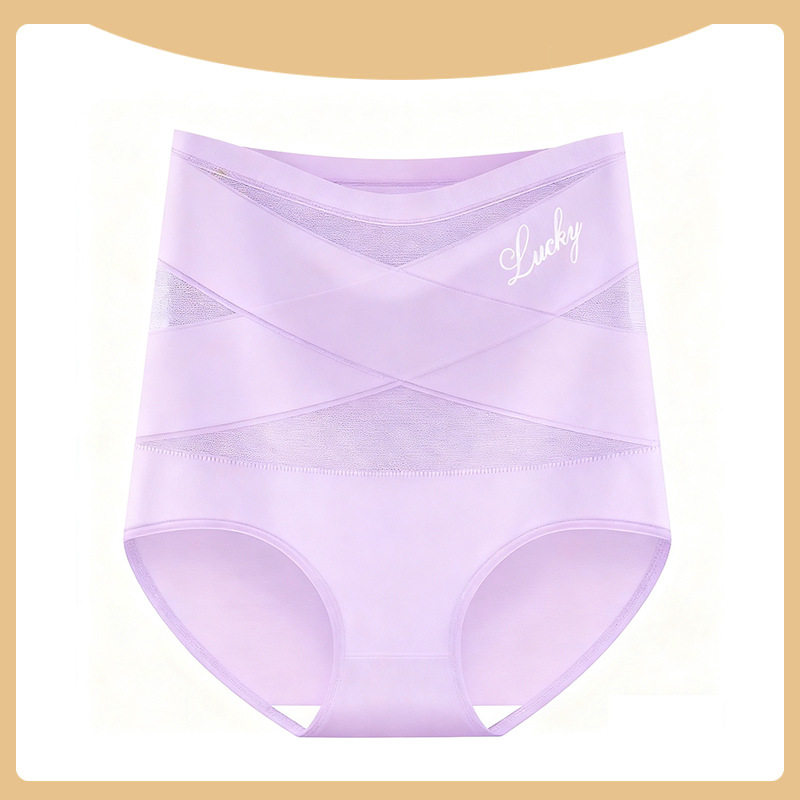 High-Waist Cross Compression Shaping Panties
