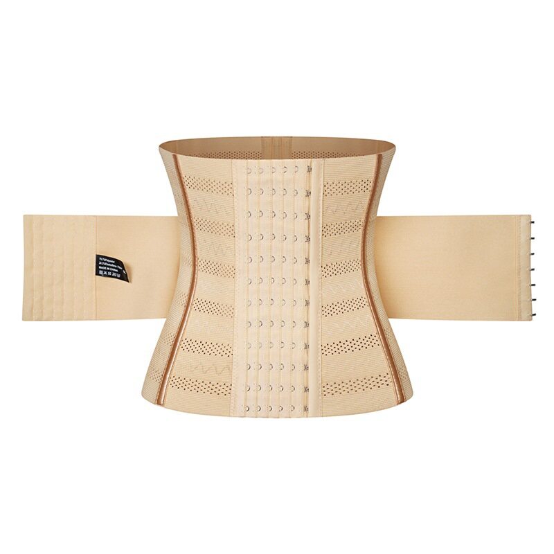 Segmented Waist Trainer Corset with Steel Bones