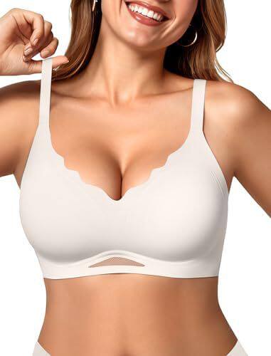 Seamless Soft Comfort Wireless Mesh Bra