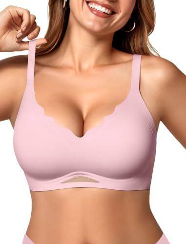 Seamless Soft Comfort Wireless Mesh Bra