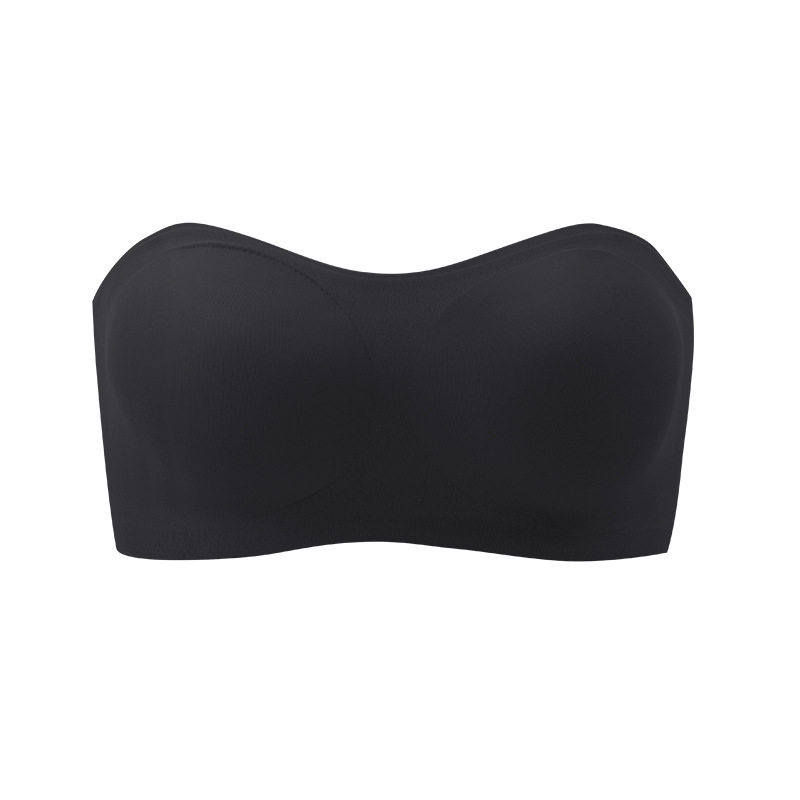 Non-Slip Crossover Side Hook Bandeau Bra
