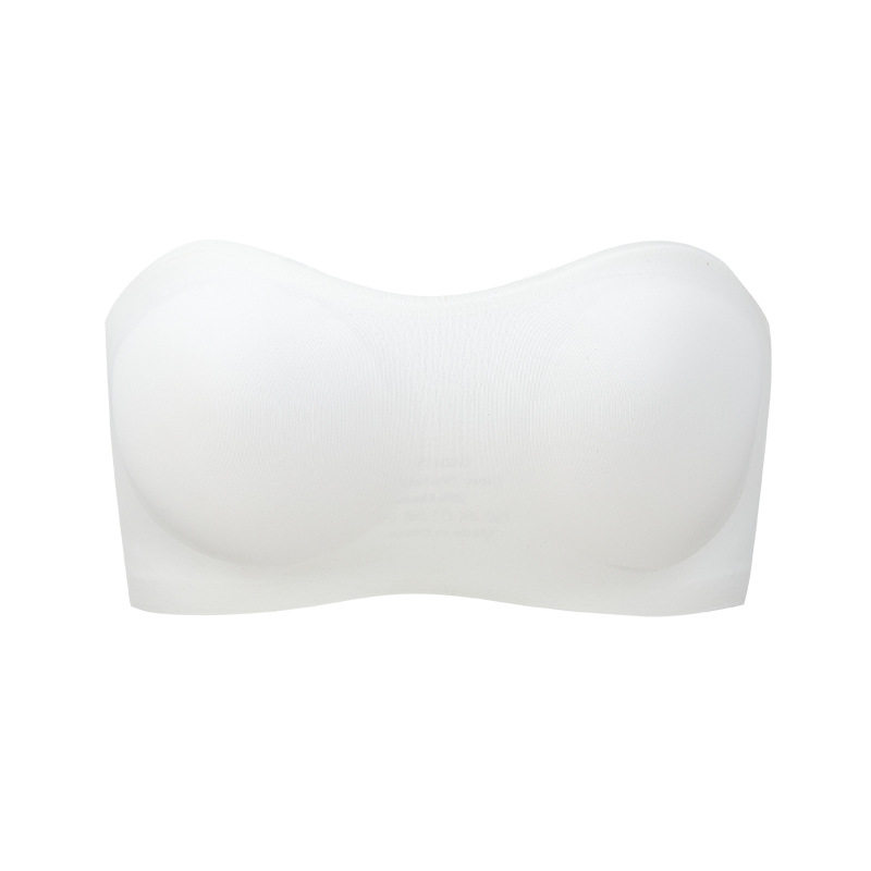 Non-Slip Crossover Side Hook Bandeau Bra