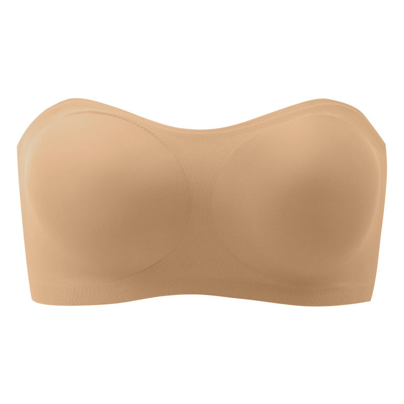 Non-Slip Crossover Side Hook Bandeau Bra