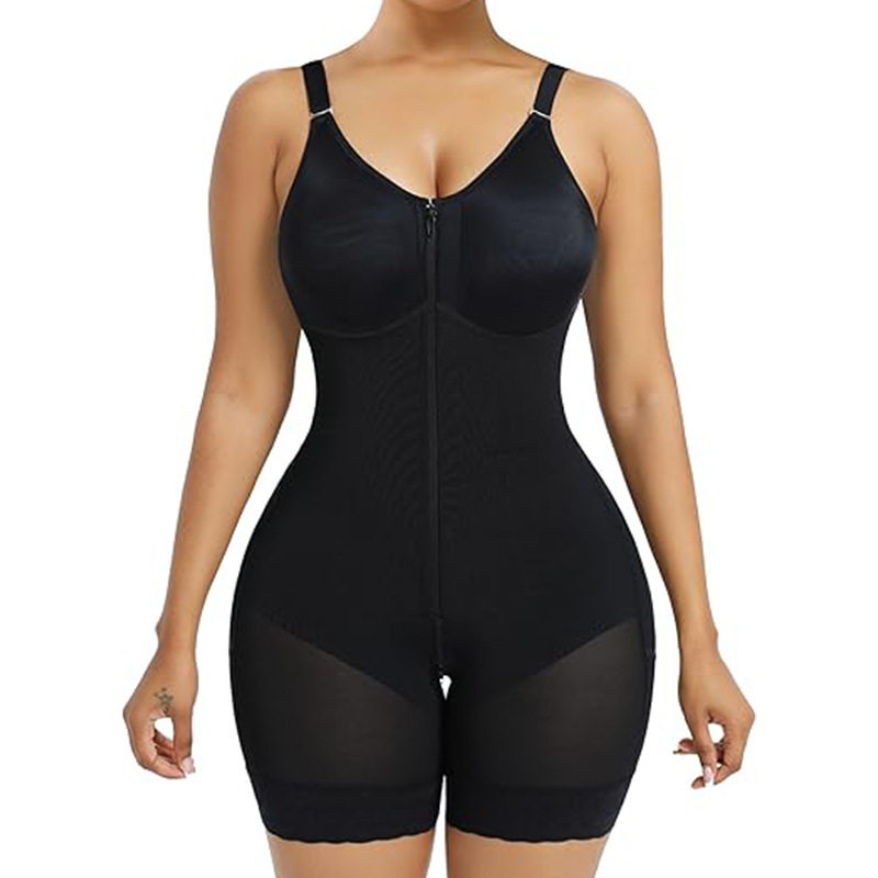 Tummy Control Butt Lifter Shaper with Zipper Crotch Fajas Colombianas