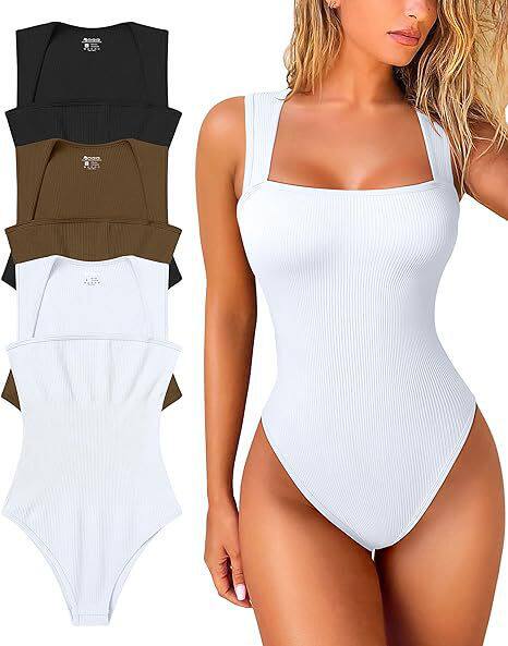 Sleeveless Tummy Control Tank Tops Bodysuits