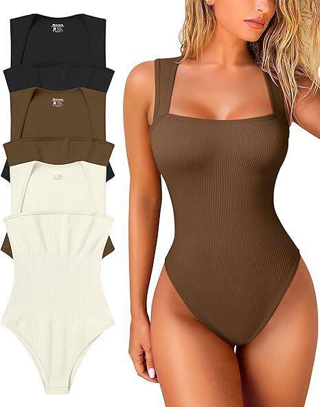 Sleeveless Tummy Control Tank Tops Bodysuits