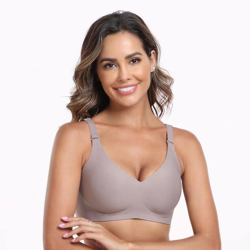 Seamless Soft Comfort Jelly Strip Wireless Bra