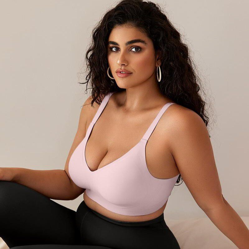 Seamless Soft Comfort Jelly Strip Wireless Bra