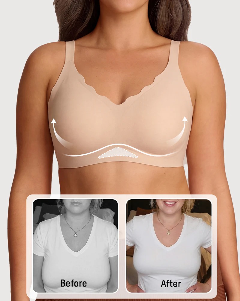 Seamless Soft Comfort Wireless Mesh Bra
