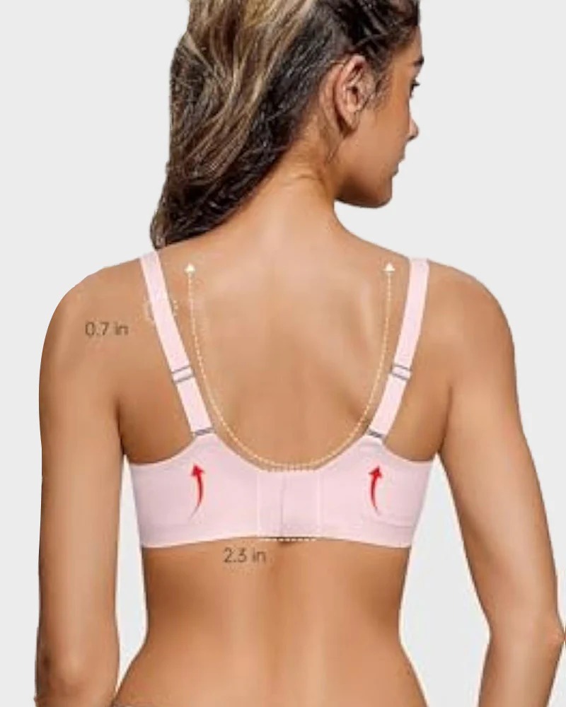 Seamless Soft Comfort Wireless Mesh Bra