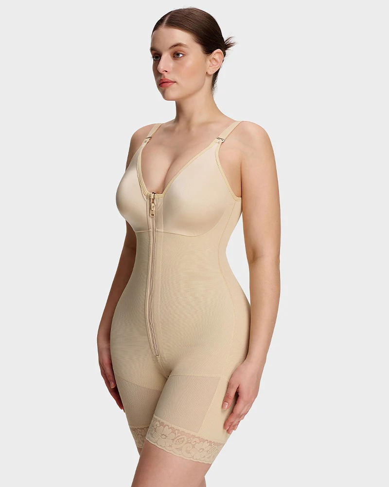 Tummy Control Butt Lifter Shaper with Zipper Crotch