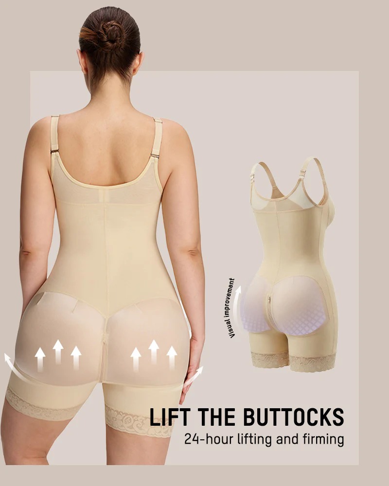 Tummy Control Butt Lifter Shaper with Zipper Crotch
