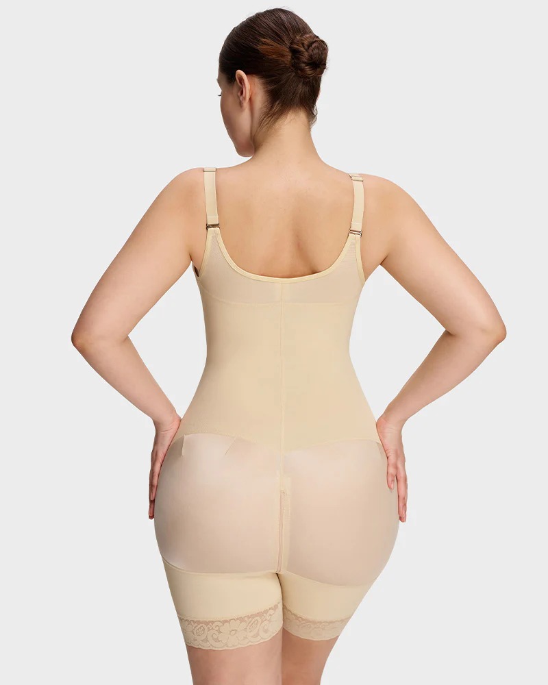 Tummy Control Butt Lifter Shaper with Zipper Crotch