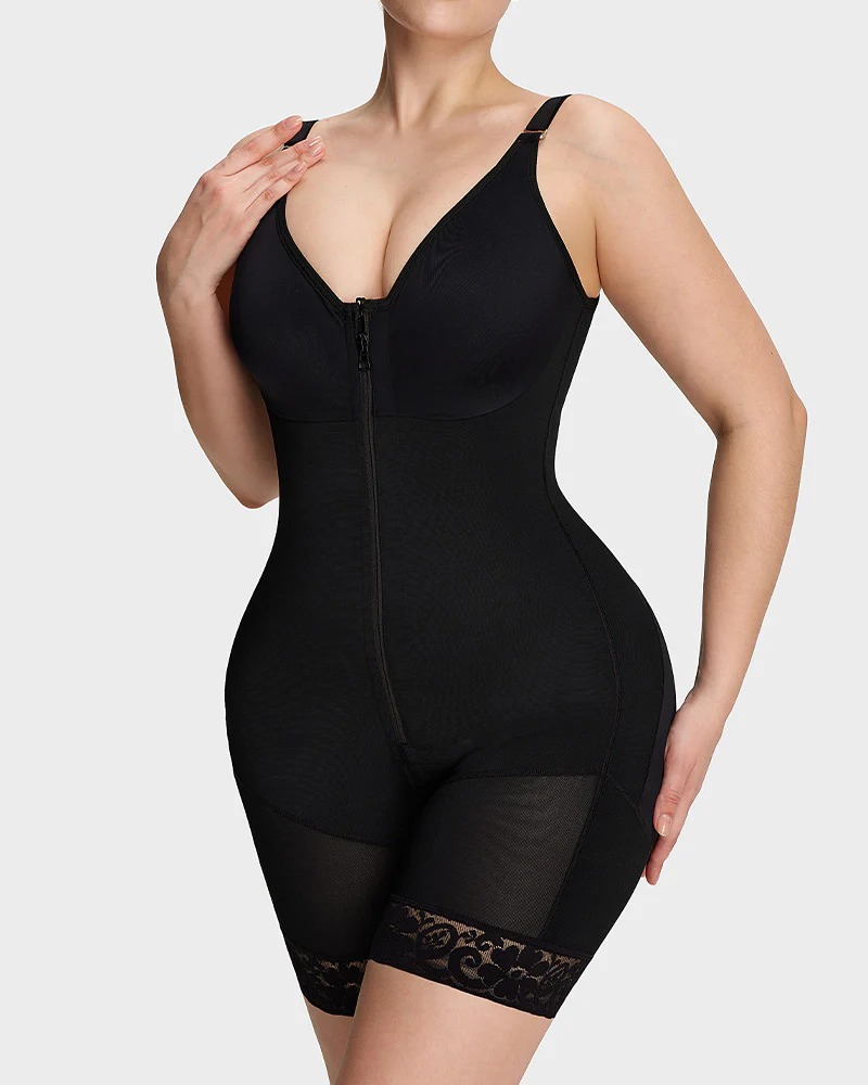 Tummy Control Butt Lifter Shaper with Zipper Crotch