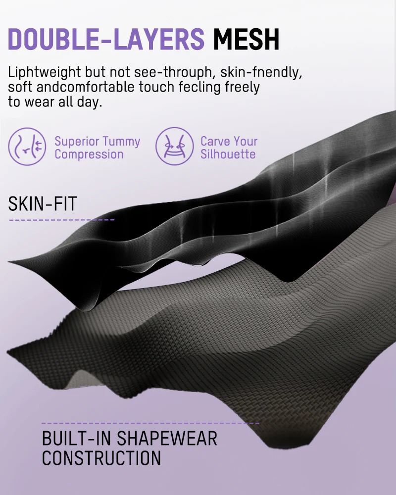 Comfort Sculpt Shapewear Bodysuit with Built-In Bra