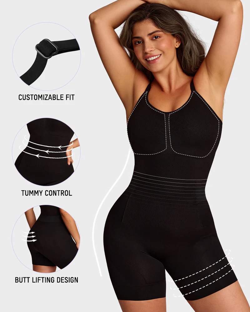High Elastic Seamless Corset Shapewear Belly Tightening Butt Lift