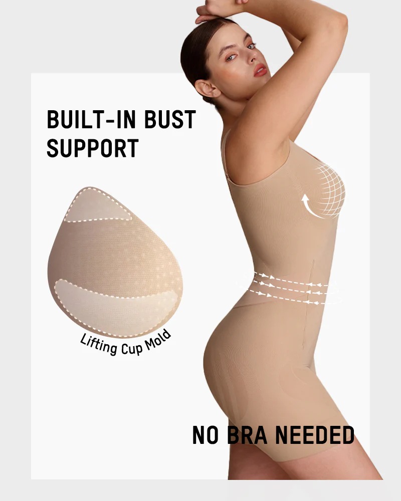 High Elastic Seamless Corset Shapewear Belly Tightening Butt Lift