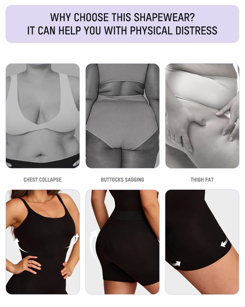 High Elastic Seamless Corset Shapewear Belly Tightening Butt Lift