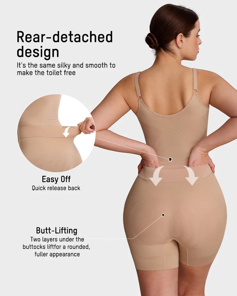 High Elastic Seamless Corset Shapewear Belly Tightening Butt Lift