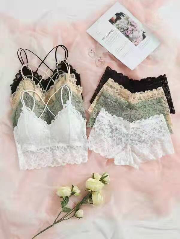 Romantic Lace Bralette & Panty Bundle
