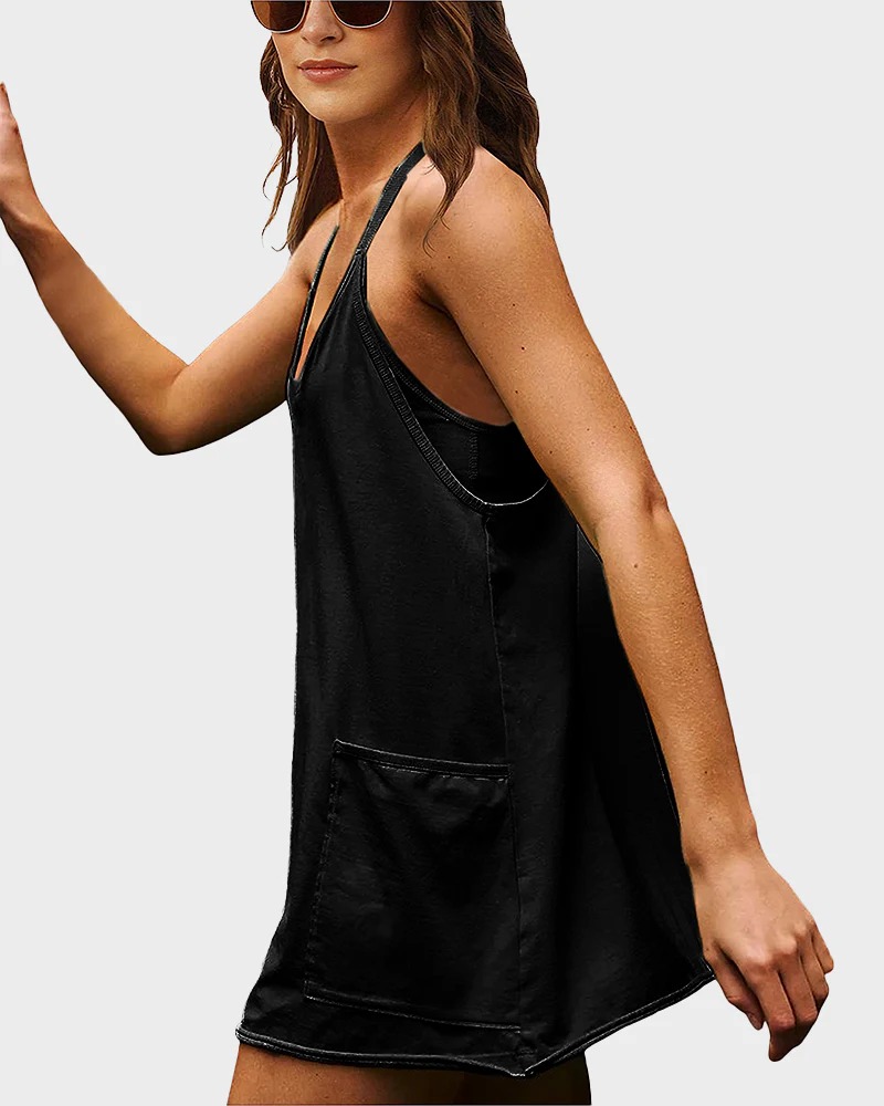 2-in-1 Lounge Romper Dress