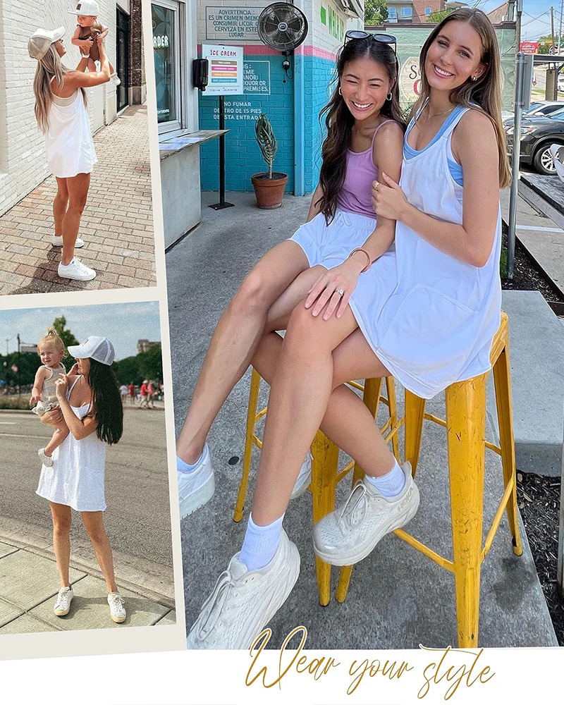 2-in-1 Lounge Romper Dress