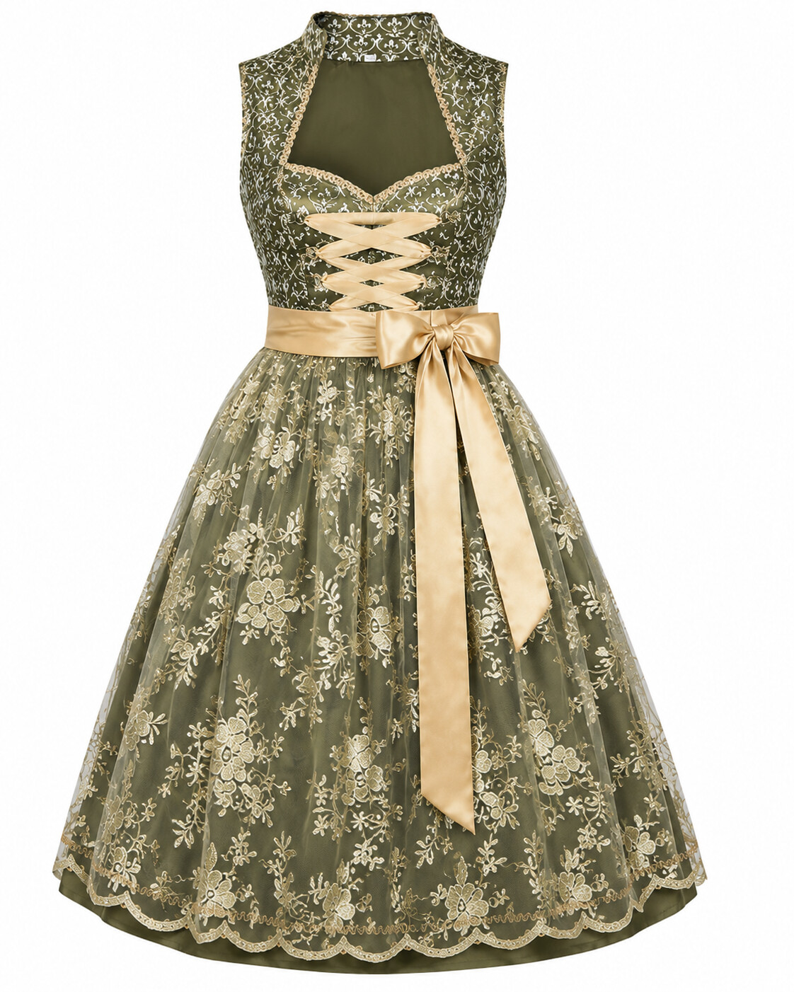 Bavarian Princess Lace Dirndl-Turn Every Oktoberfest Into Your Runway