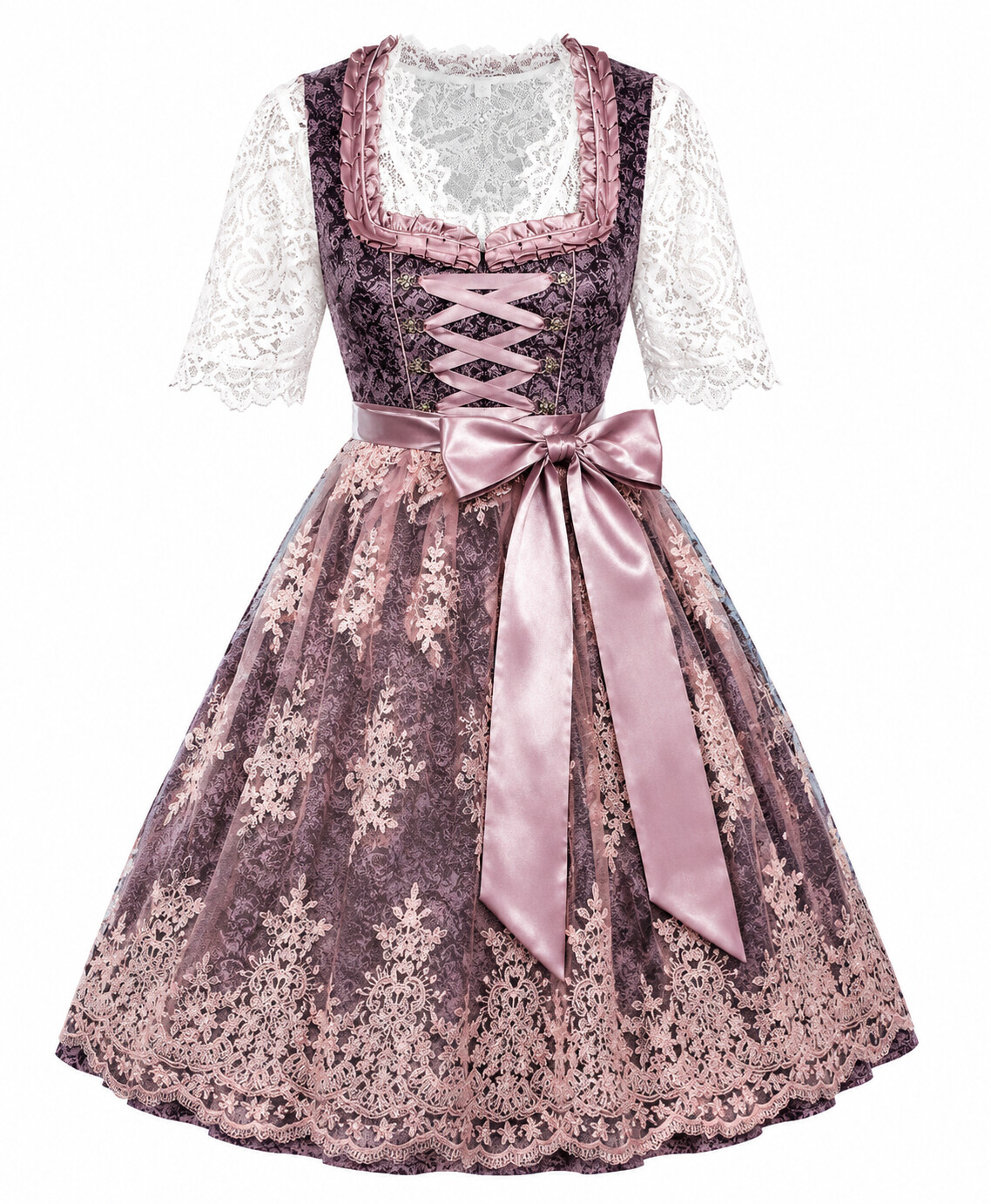 Bavarian Princess Lace Dirndl-Turn Every Oktoberfest Into Your Runway