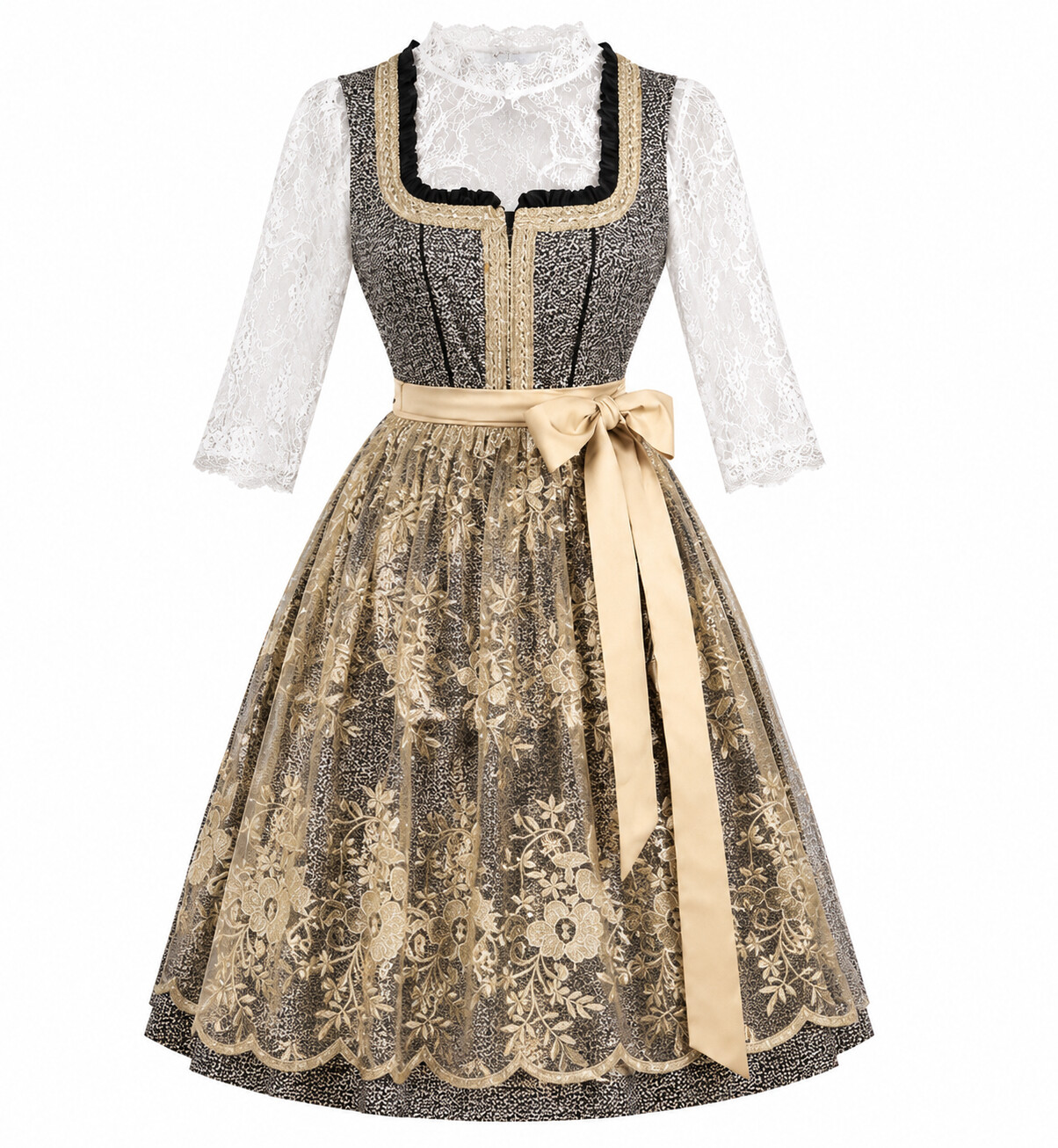 Bavarian Princess Lace Dirndl-Turn Every Oktoberfest Into Your Runway
