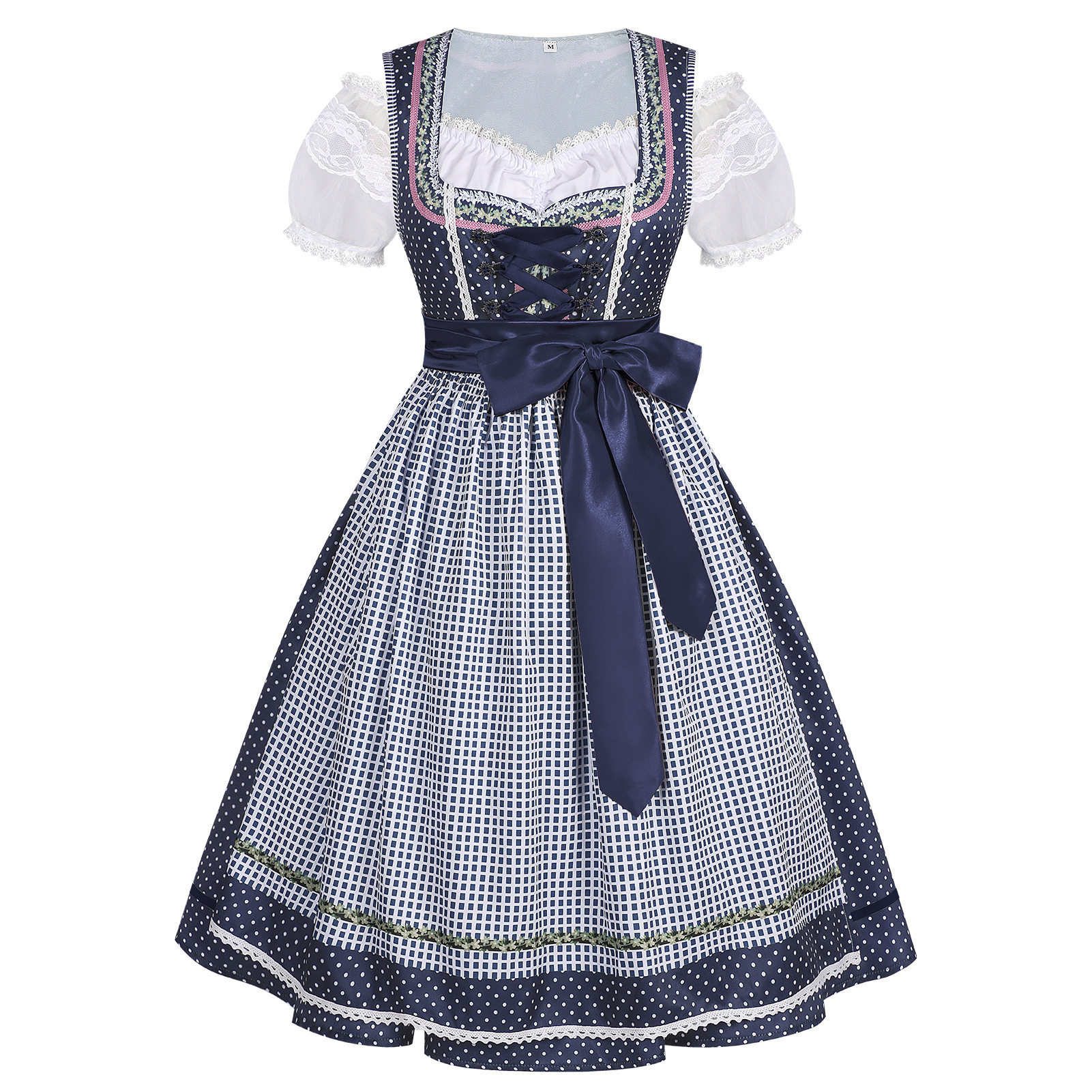 Premium Bavarian Heritage Dirndl Dress | Authentic German Oktoberfest Corset Midi Gown
