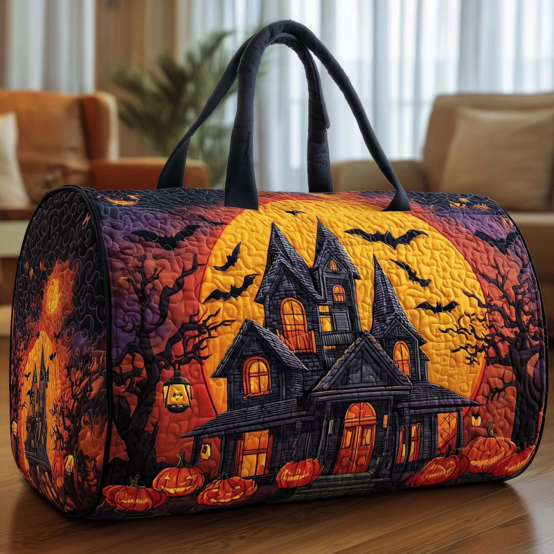 The Spooky Night Quilted Halloween Duffle