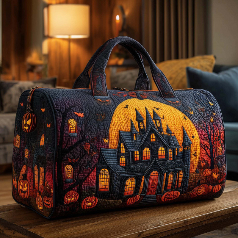The Spooky Night Quilted Halloween Duffle