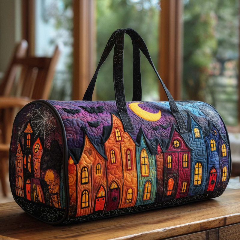 The Spooky Night Quilted Halloween Duffle
