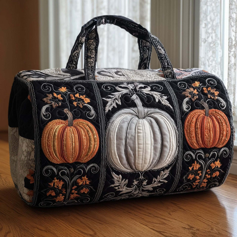 The Spooky Night Quilted Halloween Duffle