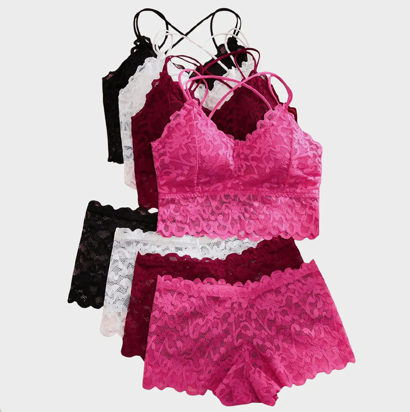Romantic Lace Bralette & Panty Bundle