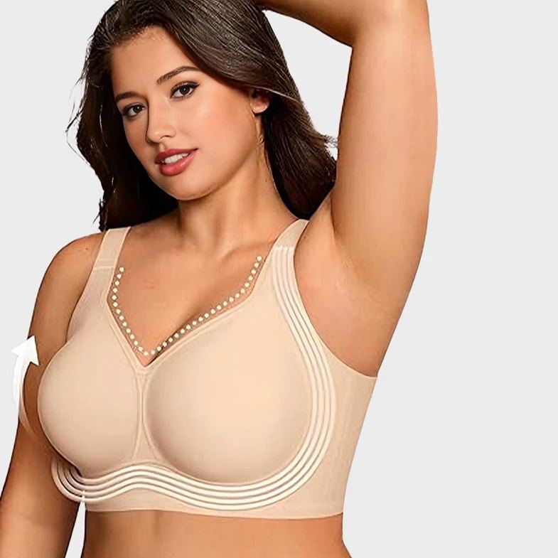 Comfortable Wireless Full Coverage Jelly Smoothing Bra