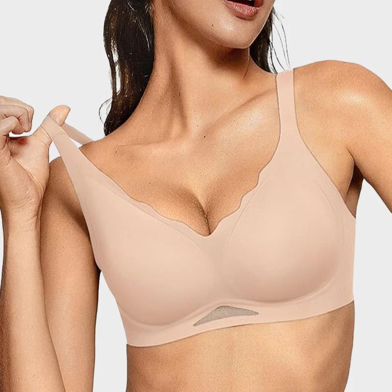 Seamless Soft Comfort Wireless Mesh Bra