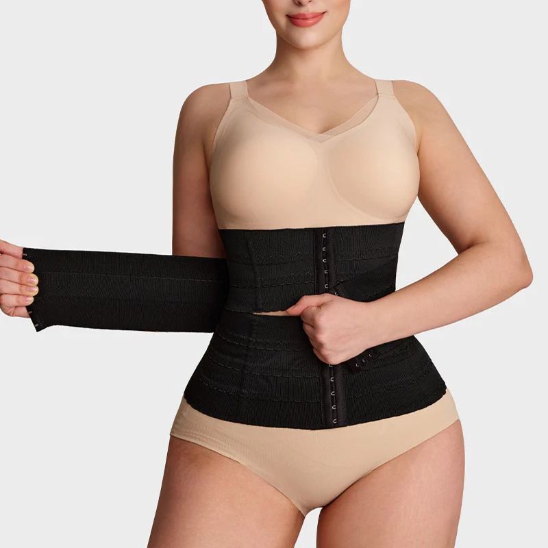 Segmented Waist Trainer Corset with Steel Bones