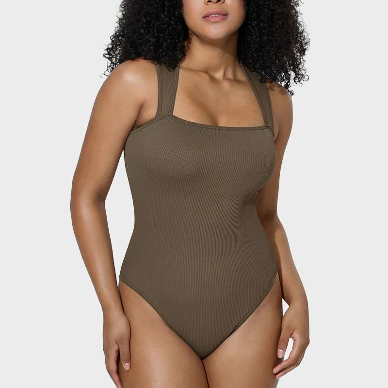 Sleeveless Tummy Control Tank Tops Bodysuits